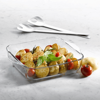 Borosilicate Glass Square Casserole 8x23x25 cm - EUROPEAN HOUSE HOLD