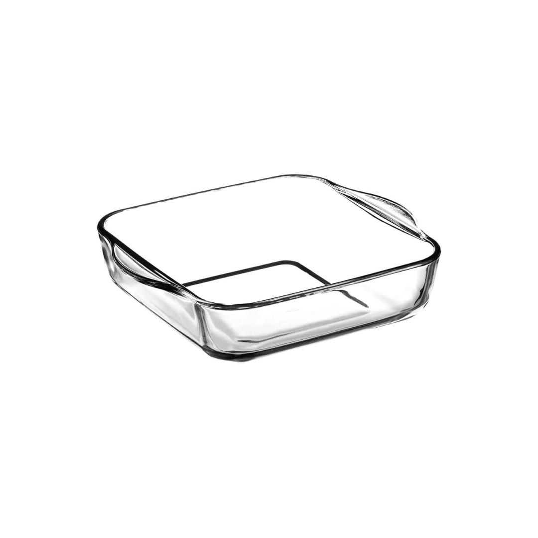 Borosilicate Glass Square Casserole 8x23x25 cm - EUROPEAN HOUSE HOLD