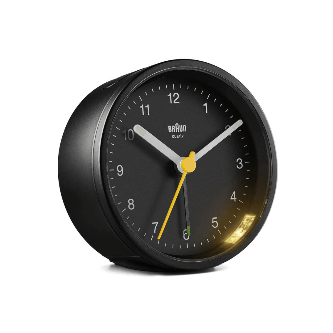 Braun BC12 Classic Alarm Clock - Black - EUROPEAN HOUSE HOLD