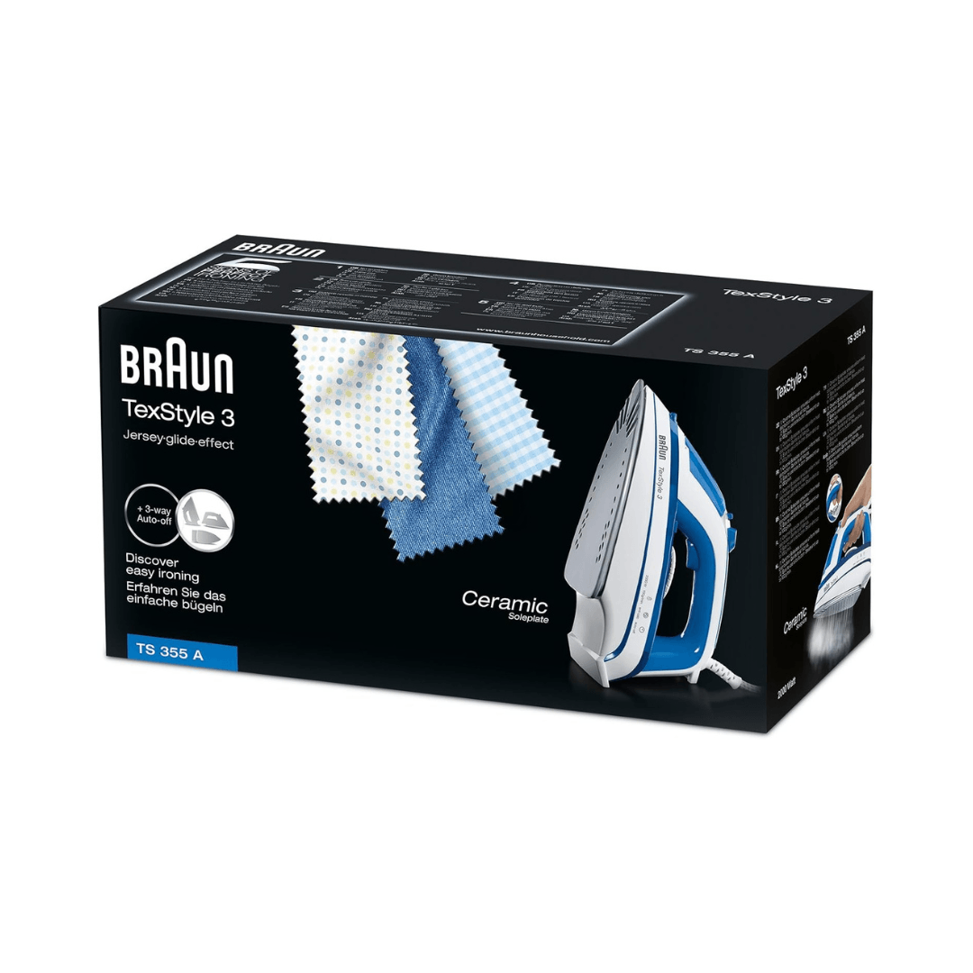 BRAUN TEXSTYLE 3 STEAM IRON 2000W - EUROPEAN HOUSE HOLD