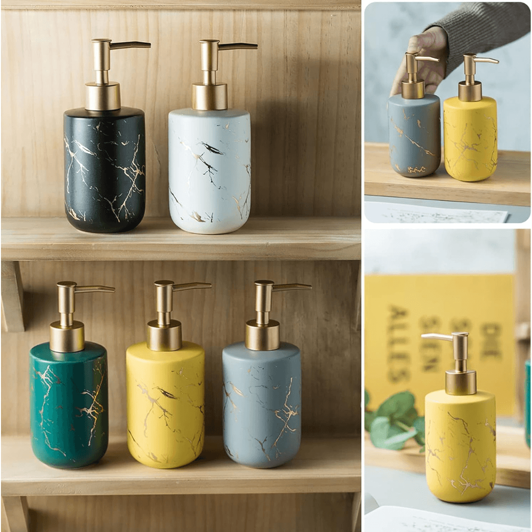 Ceramic Soap Dispenser 300 ML - EUROPEAN HOUSE HOLD