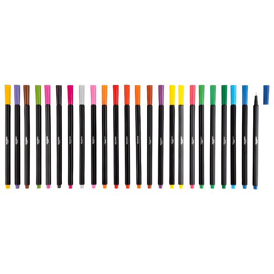 Crelando fineliner pens 24 colors set for school and art