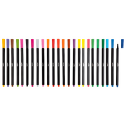 Crelando fineliner pens 24 colors set for school and art