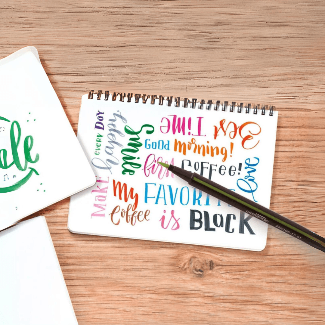 Crelando fineliner pens 24 colors set for school and art