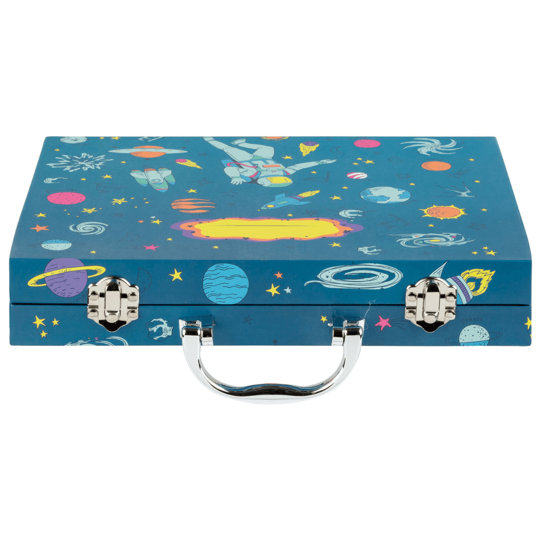 CRELANDO® Painting Suitcase for Children, With Accessories, 76 Elements - EUROPEAN HOUSE HOLD