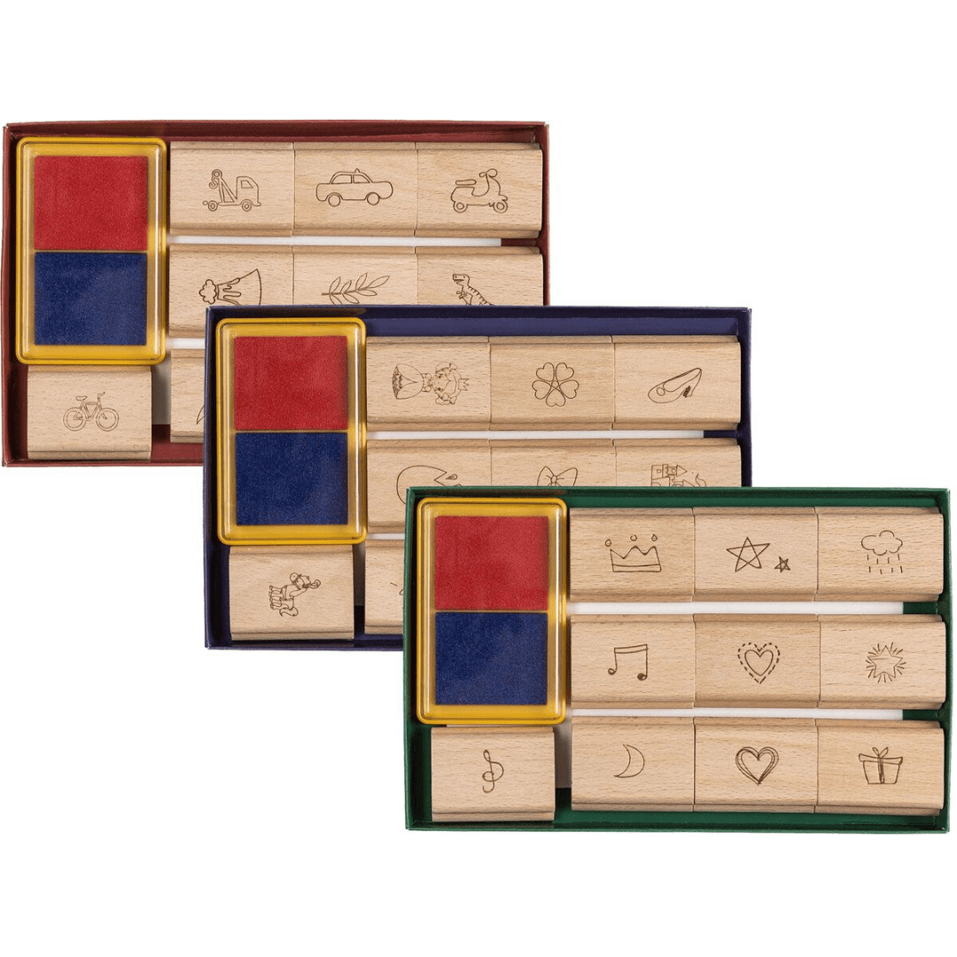 CRELANDO STAMP SET 11 PIECES - EUROPEAN HOUSE HOLD