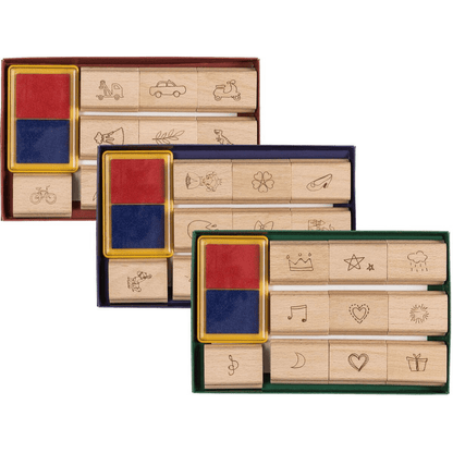 CRELANDO STAMP SET 11 PIECES - EUROPEAN HOUSE HOLD