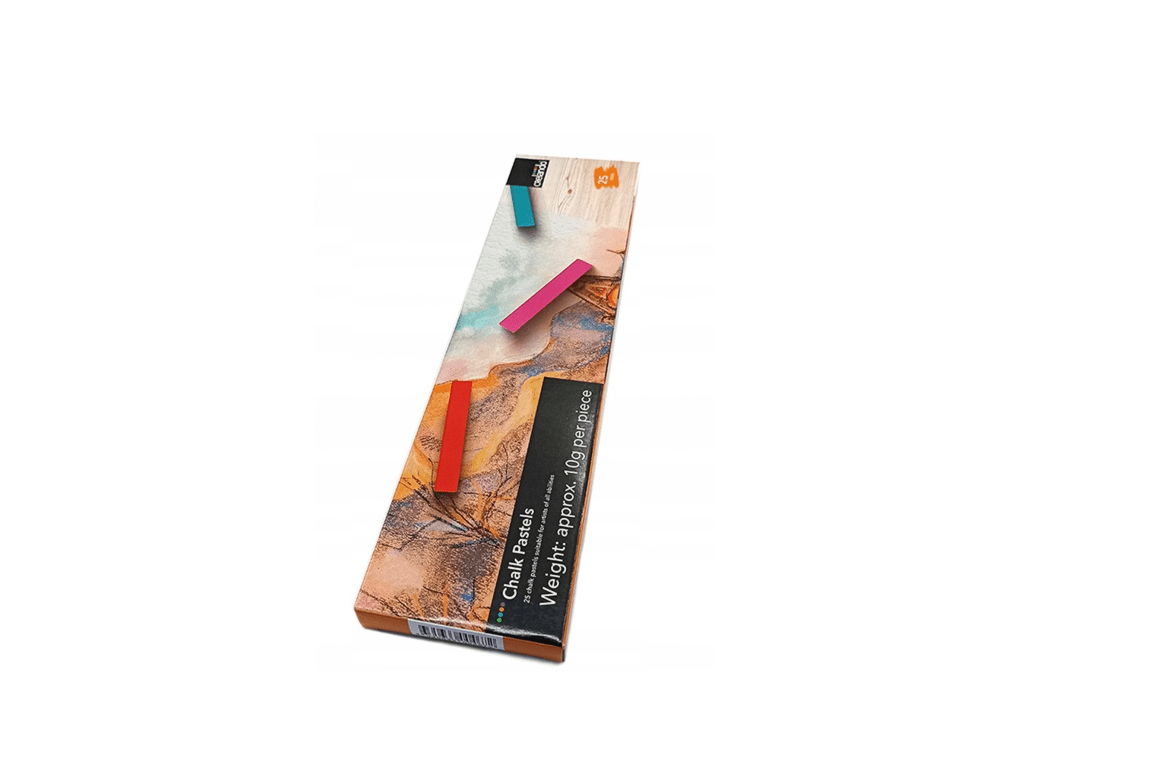 Crelando pastel chalk set 25 colors in box