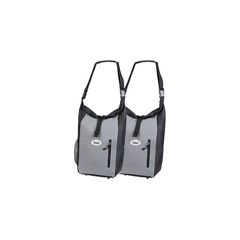 CRIVIT REFLECTIVE BIKE PANNIERS SET OF 2 - EUROPEAN HOUSE HOLD