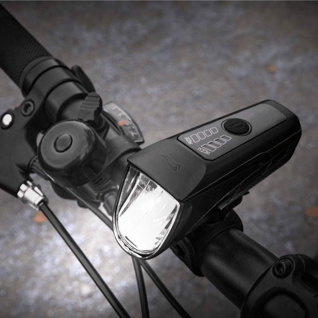 CRIVIT SET LED BICYCLE LIGHTS, FRONT AND REAR LIGHT - EUROPEAN HOUSE HOLD