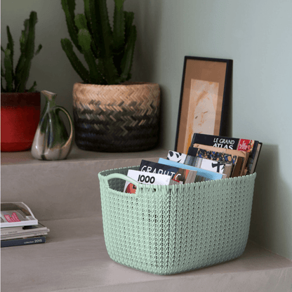 Curver Woven Look Basket, 19 L - EUROPEAN HOUSE HOLD