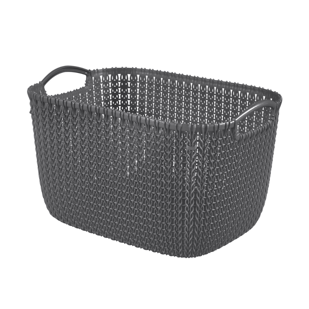 Curver Woven Look Basket, 19 L - EUROPEAN HOUSE HOLD