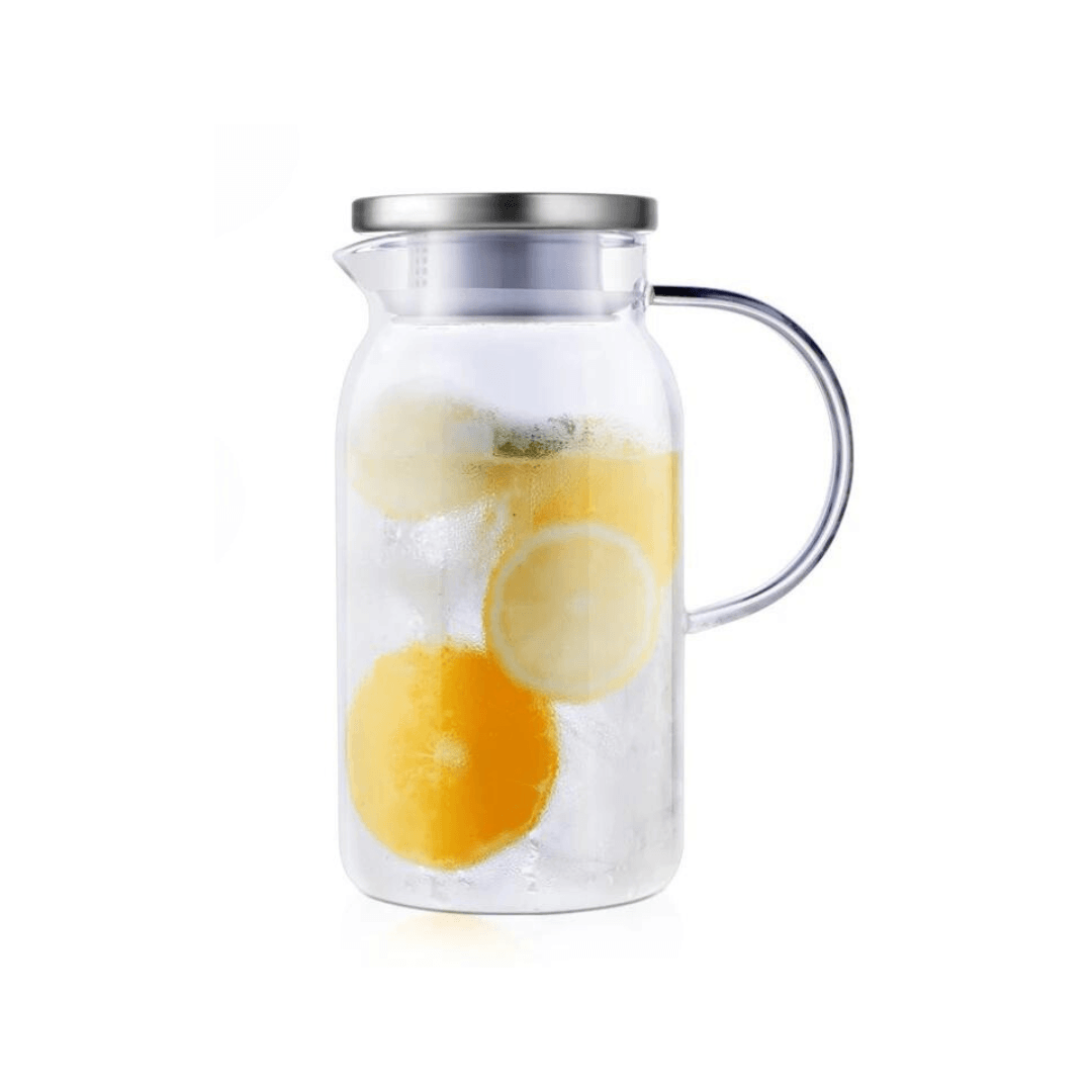 Double Wall Glass Borosilicate Jug 1.4L - EUROPEAN HOUSE HOLD