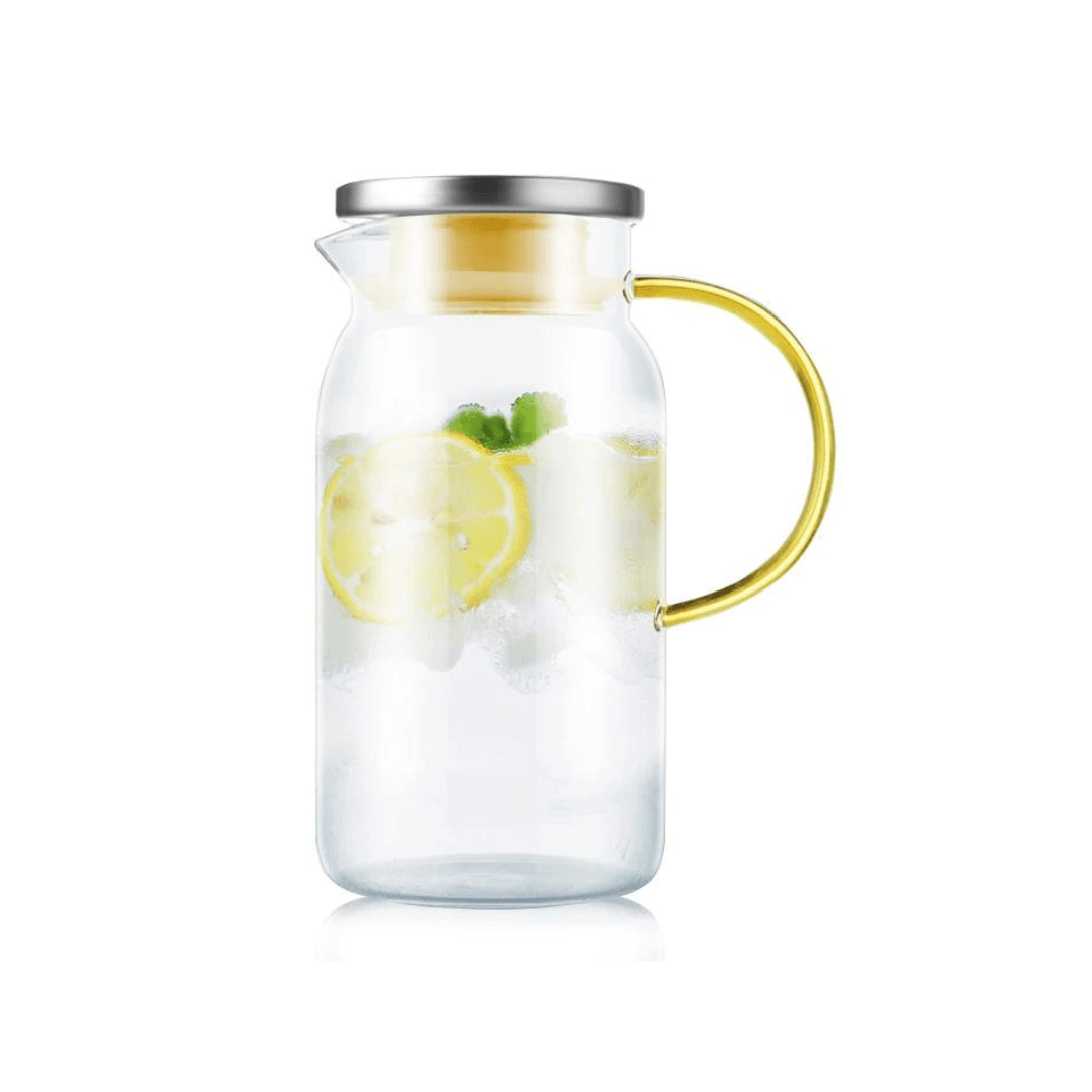 Double Wall Glass Borosilicate Jug 1.4L - EUROPEAN HOUSE HOLD