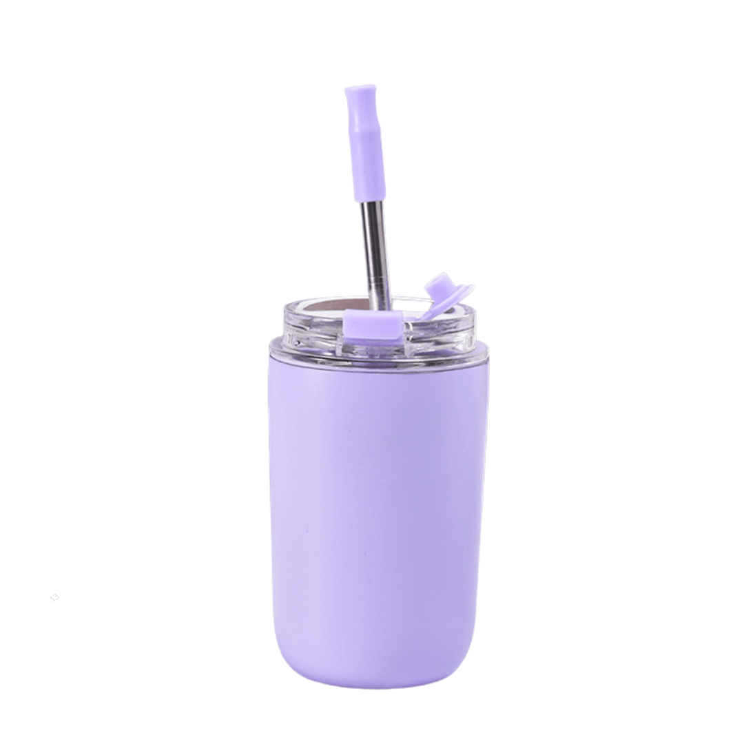 Double Wall Vacuum Tumbler 10oz Portable 304 Stainless Steel Tumbler Cup Student 350ML - EUROPEAN HOUSE HOLD
