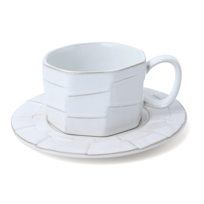 Dull Polish Frosted Irregular Cappuccino Coffee Cup And Saucer Coffee 300ML - EUROPEAN HOUSE HOLD