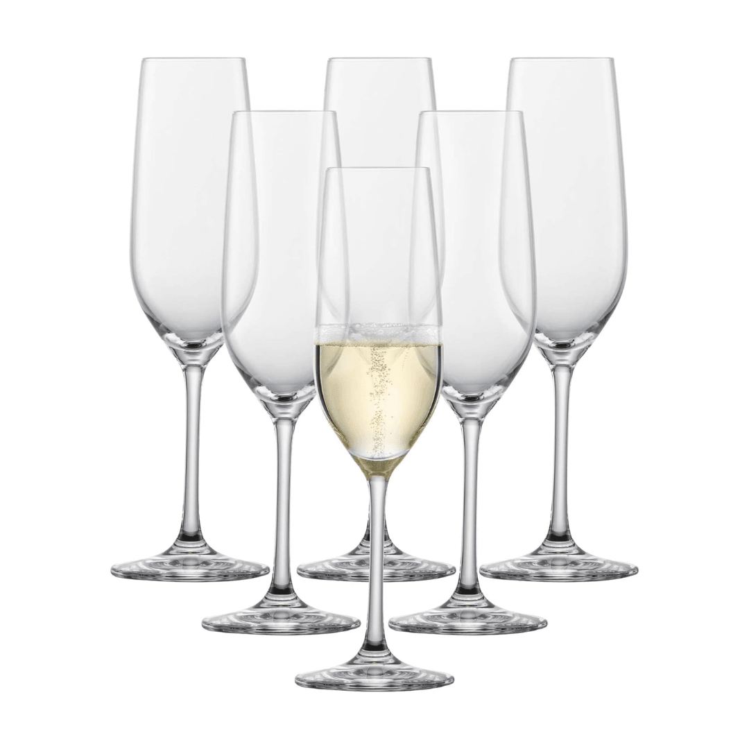 ERNESTO Champagne Glass Set 235ML - EUROPEAN HOUSE HOLD