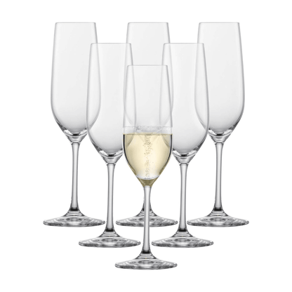 ERNESTO Champagne Glass Set 235ML - EUROPEAN HOUSE HOLD