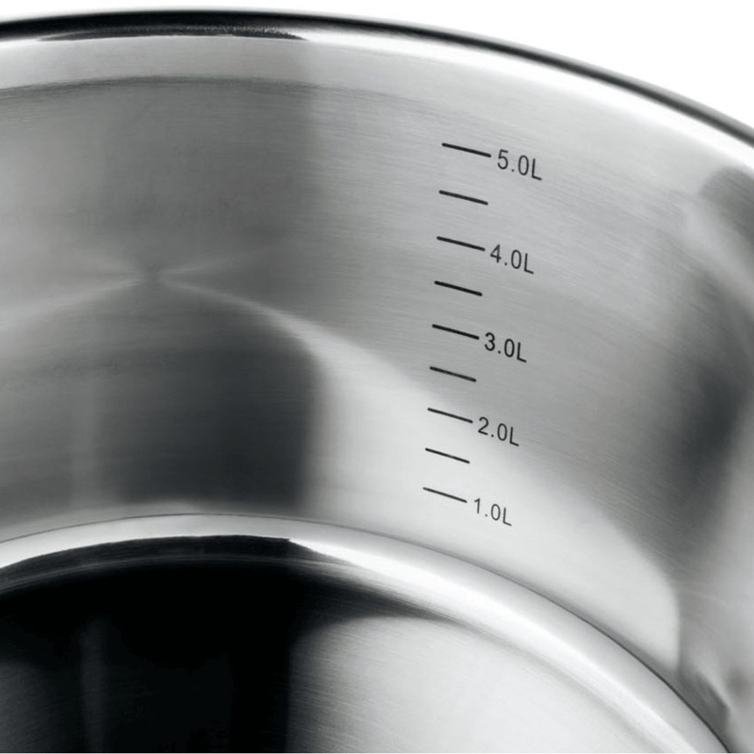 ERNESTO COOKING POT SET Ø 16 / 20 / 24 CM, 3-PIECE, STAINLESS STEEL - EUROPEAN HOUSE HOLD