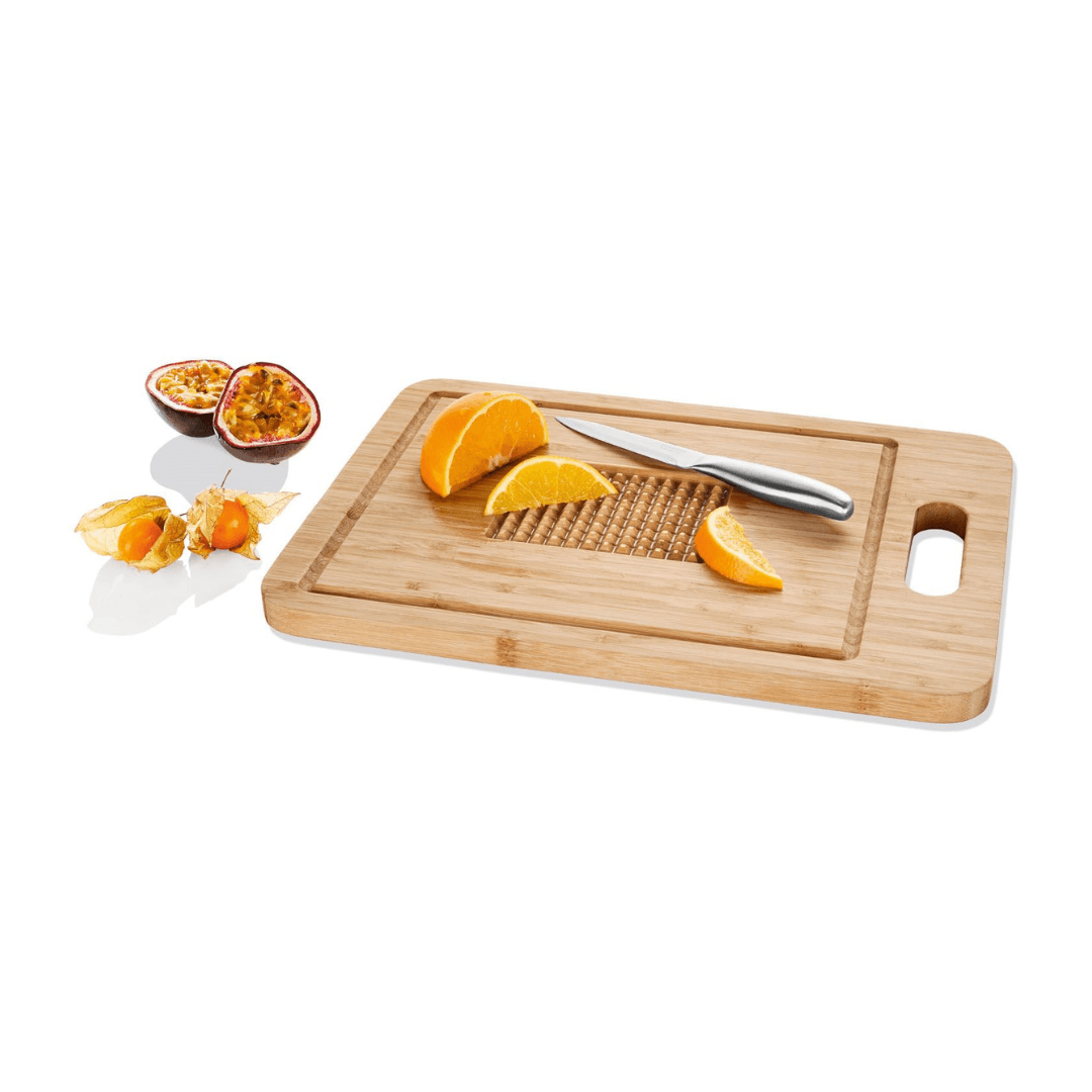 ERNESTO CUTTING BOARD , OILED BAMBOO 40X28CM - EUROPEAN HOUSE HOLD