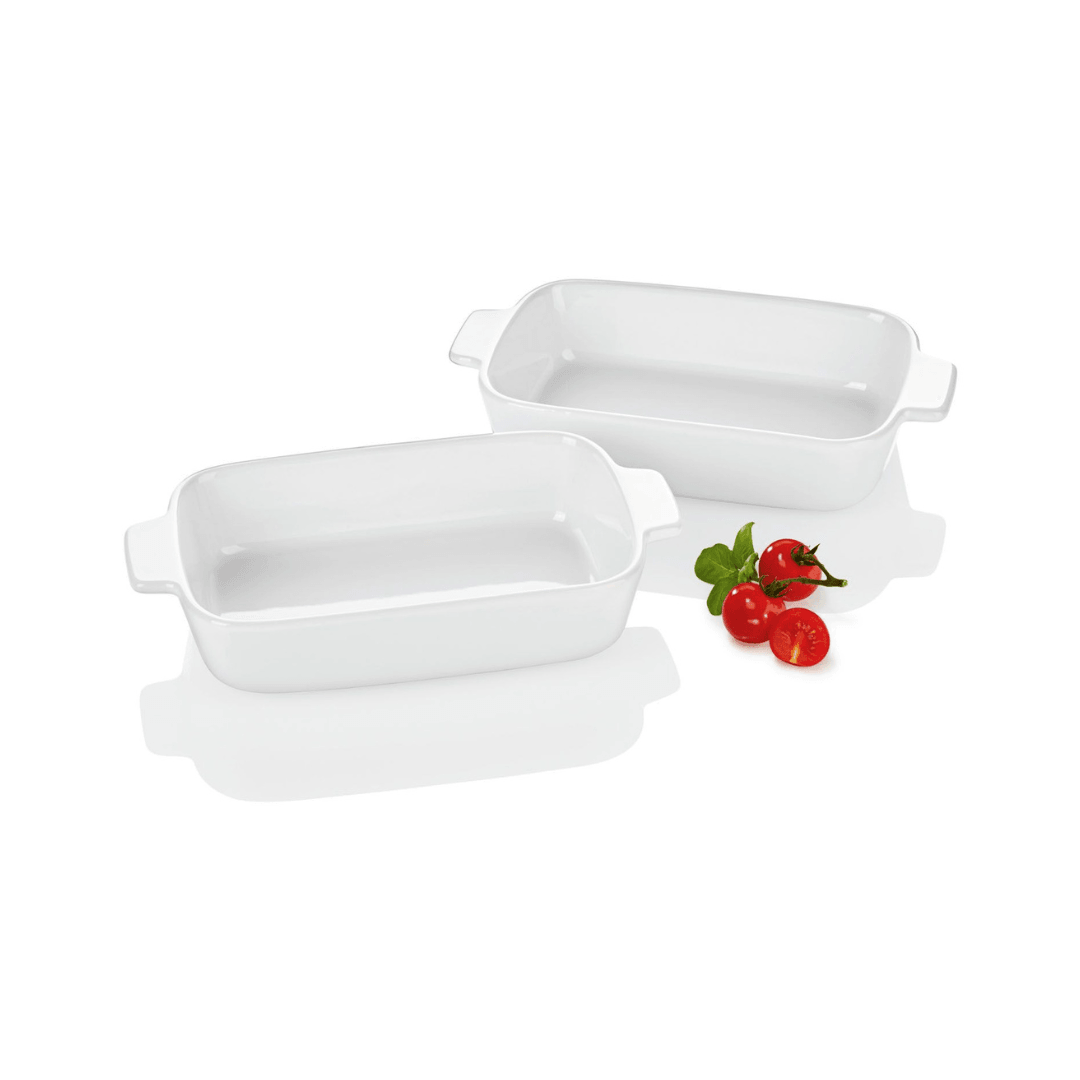 ERNESTO® CASSEROLE DISH, WITH HANDLES SET OF 2 - EUROPEAN HOUSE HOLD