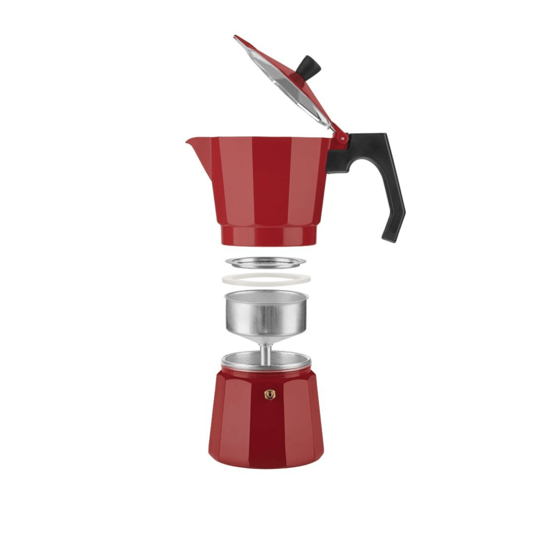 ERNESTO® Italian Coffee Maker , Aluminum , 9 cups - EUROPEAN HOUSE HOLD