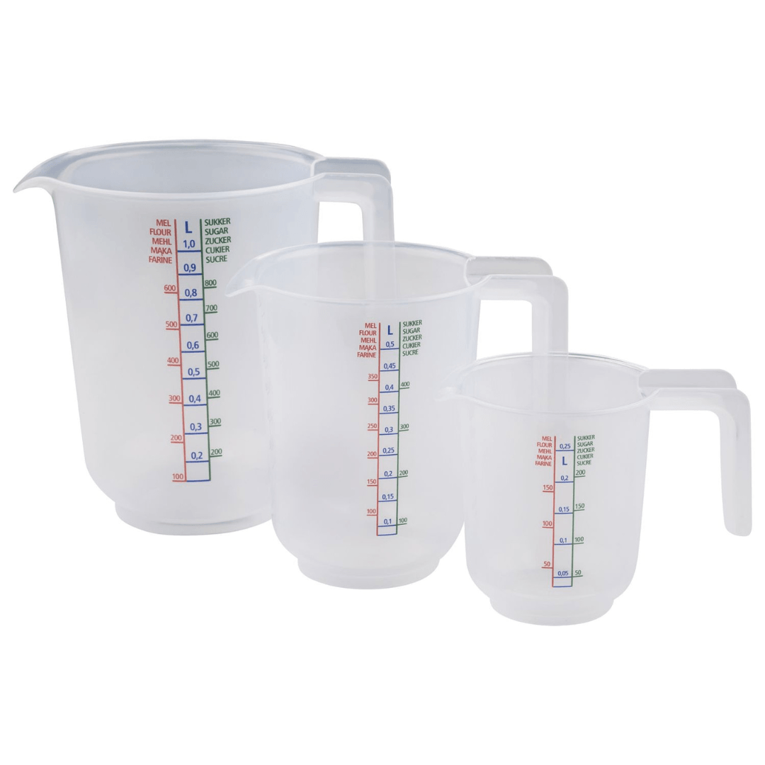 ERNESTO® Measuring Cups Set of 3 BPA free - EUROPEAN HOUSE HOLD