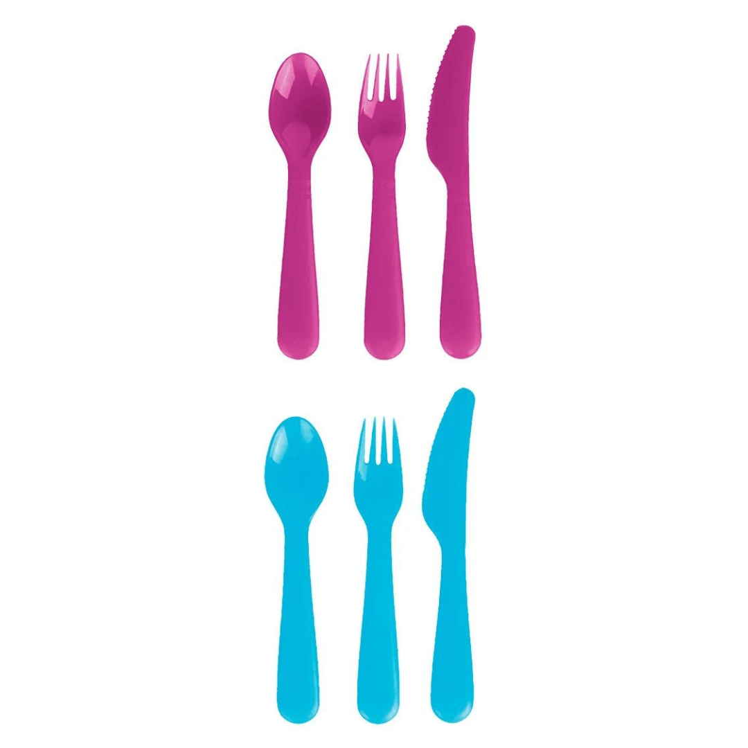 ERNESTO® Plastic Party Tableware Set XXL, BPA-Free 36 Pieces - EUROPEAN HOUSE HOLD