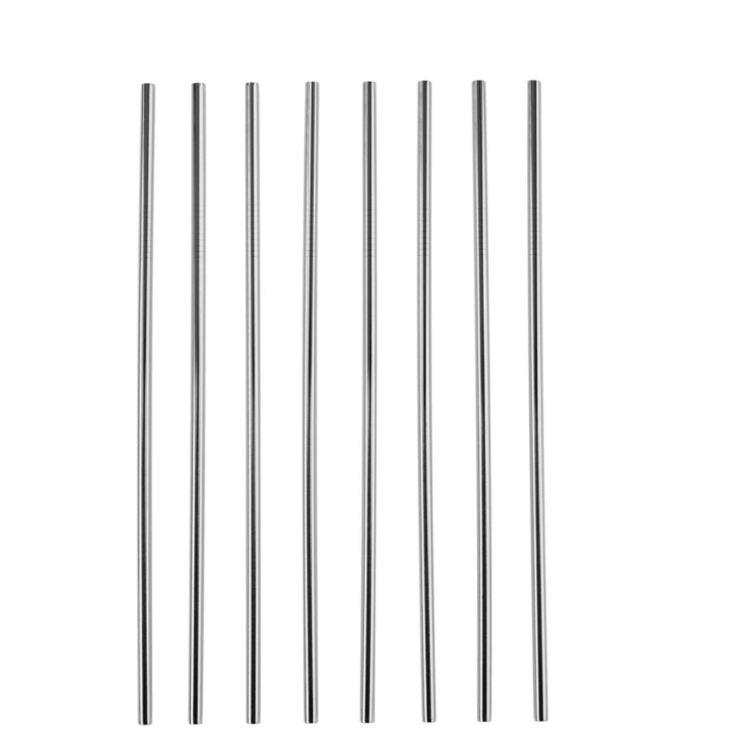 ERNESTO® Stainless Steel Spoon Straws Or Straight Straws - EUROPEAN HOUSE HOLD