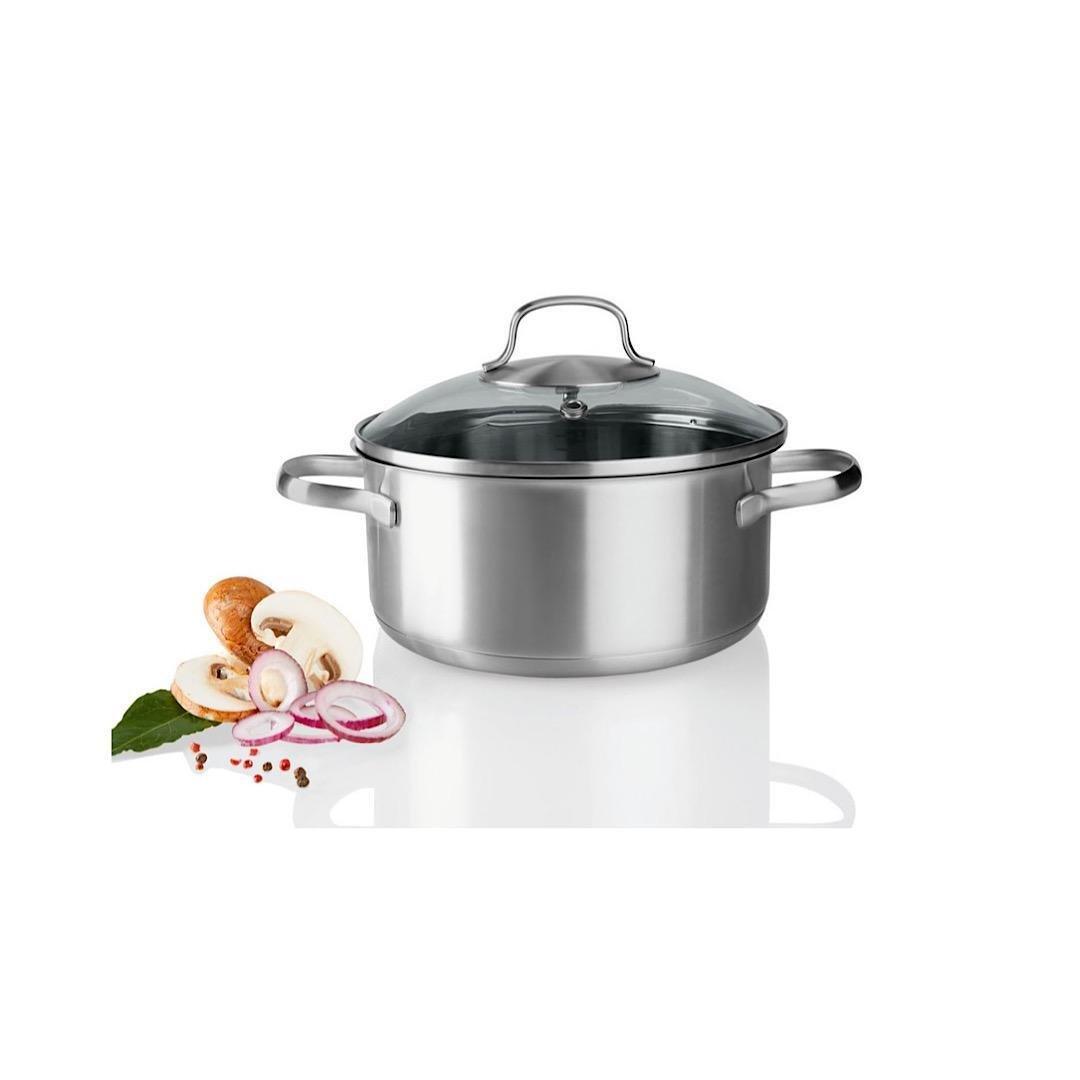 ERNESTO STAINLESS STEEL COOKING POT Ø 24 CM 5L - EUROPEAN HOUSE HOLD