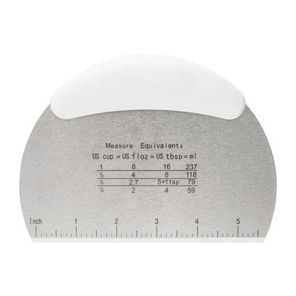 ERNESTO STAINLESS STEEL DOUGH SCRAPER - EUROPEAN HOUSE HOLD