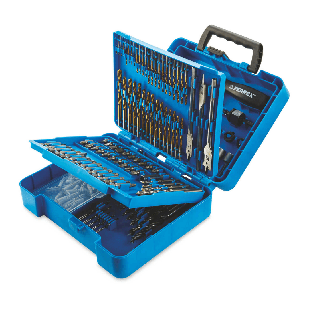 Ferrex 204 Piece Drill Bit Set - EUROPEAN HOUSE HOLD