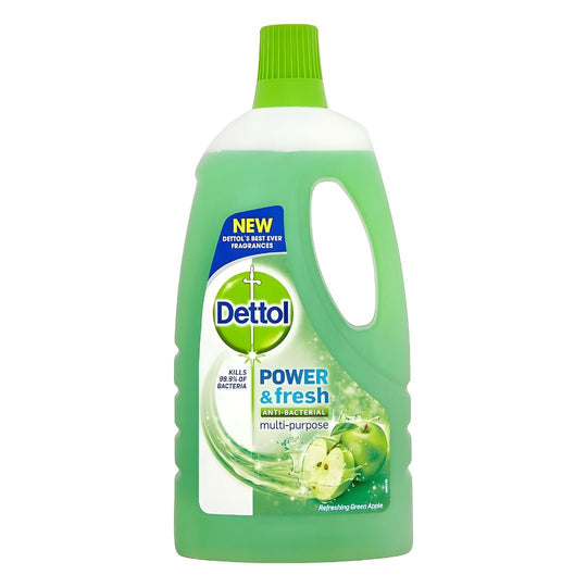 Dettol Antibacterial Cleaner 1L – Citrus or Green Apple – Made in UK – Available in Lebanon