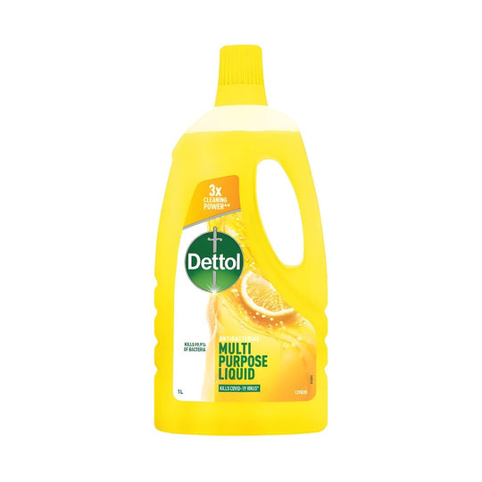 Dettol Antibacterial Cleaner 1L – Citrus or Green Apple – Made in UK – Available in Lebanon