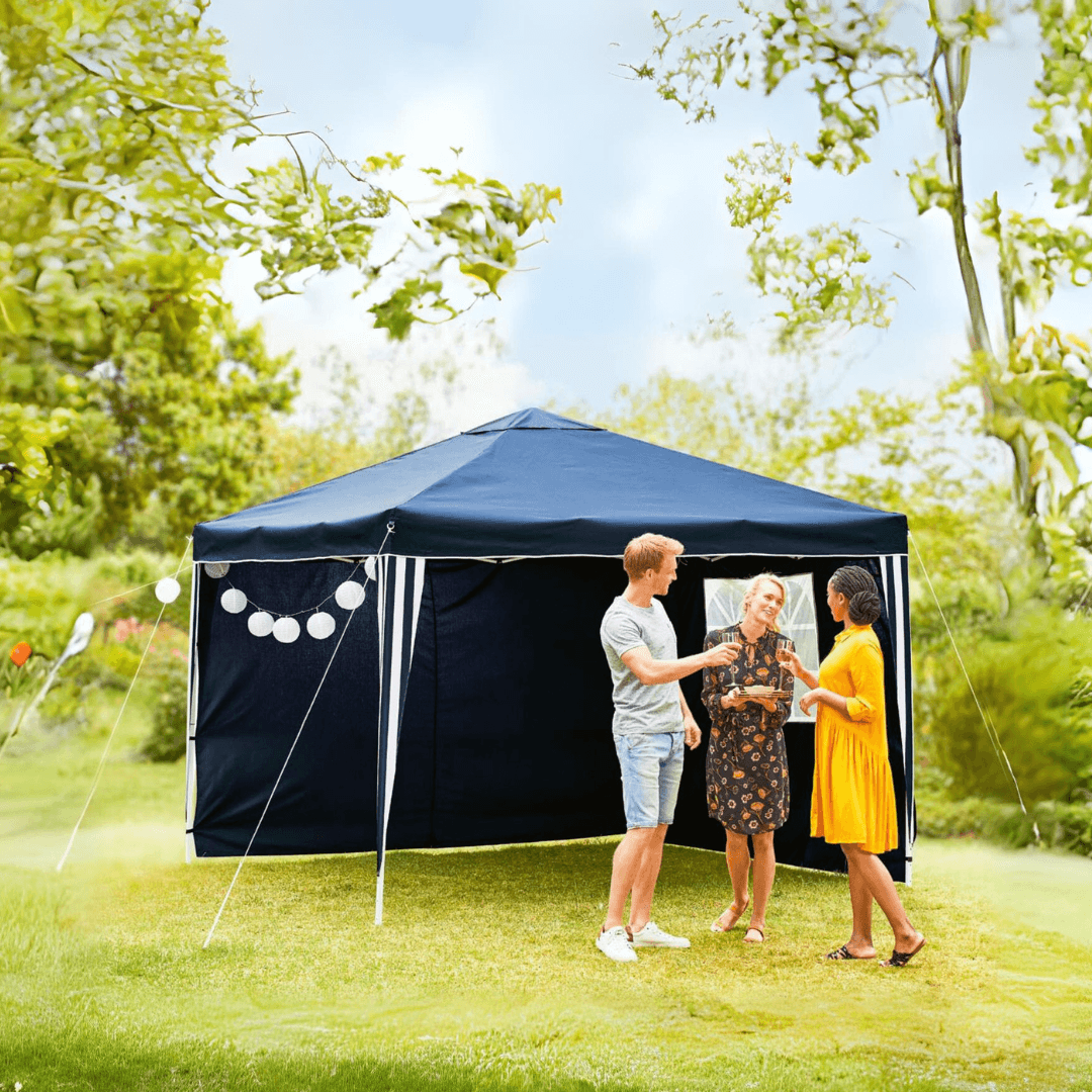 FLORABEST GAZEBO, WITH 2 WALLS - EUROPEAN HOUSE HOLD