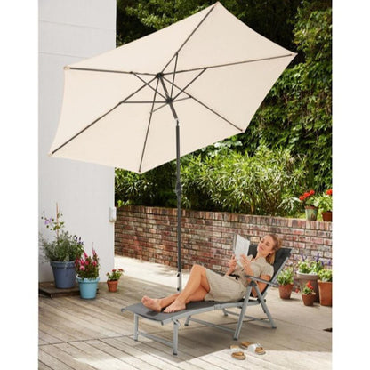 FLORABEST PARASOL Ø 294 CM, LOCKING CRANK, TILT SYSTEM - EUROPEAN HOUSE HOLD