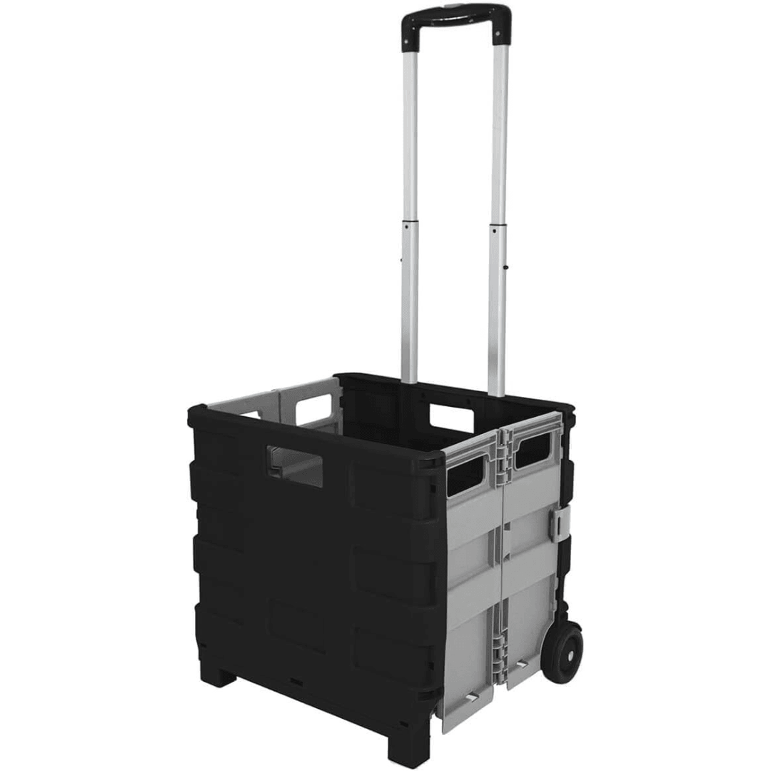 FOLDING WHEEL TROLLEY 42.5L - EUROPEAN HOUSE HOLD