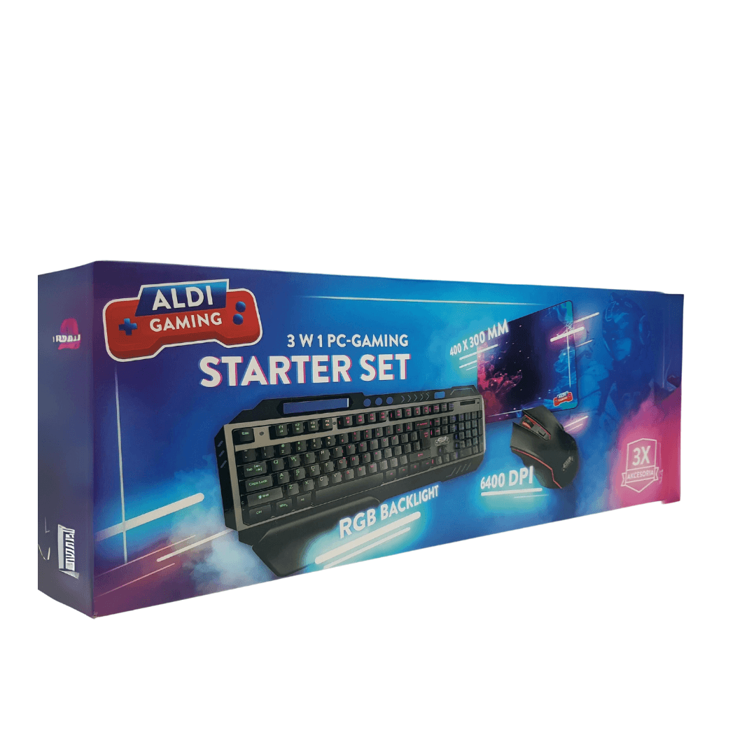 GAMING 3-in-1 PC Gaming Starter Set - EUROPEAN HOUSE HOLD