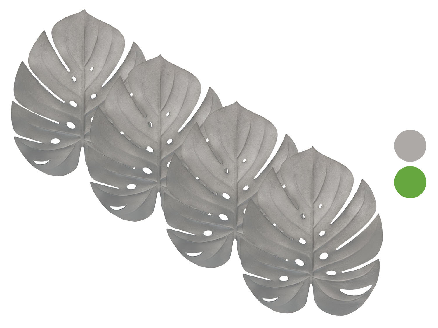 Livarno Home Palm Leaf Placemat Set Of 4