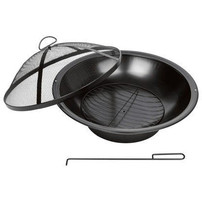 GRILLMEISTER Fire Pit With Cover, Ø 54 cm - EUROPEAN HOUSE HOLD