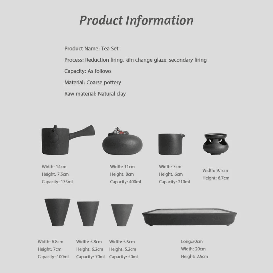 Hight quality Tea Set: Travel-Friendly Chinese Porcelain Gift Box - EUROPEAN HOUSE HOLD