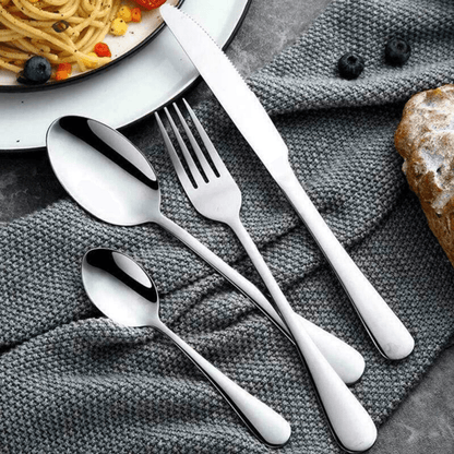 Home Creation 16 Pieces Stainless Steel Cutlery Set - EUROPEAN HOUSE HOLD