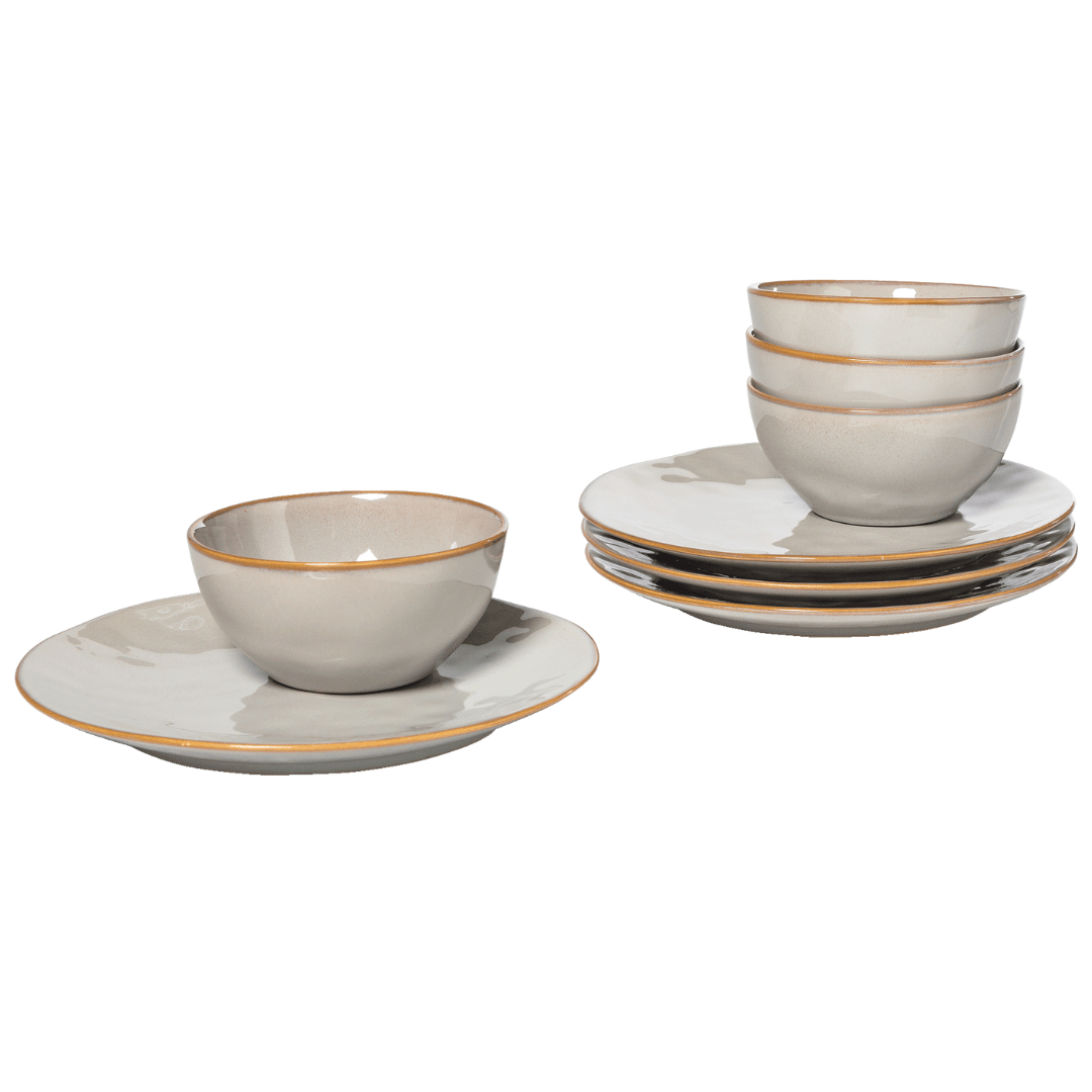 HOME CREATION Ceramic Tableware Set Of 8 - EUROPEAN HOUSE HOLD