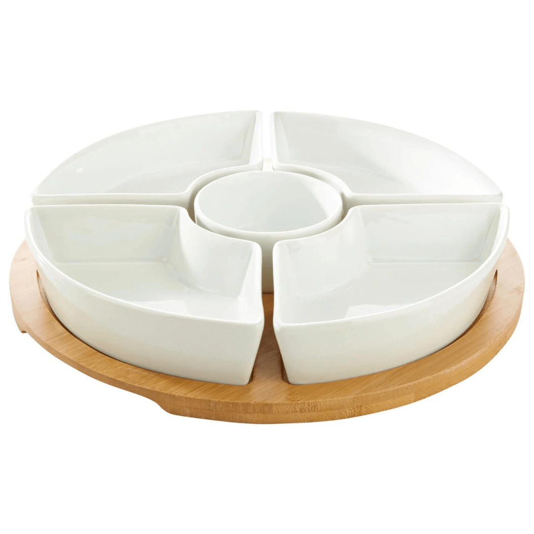 HOME CREATION Dip Bowl Set, With Serving Tray - EUROPEAN HOUSE HOLD