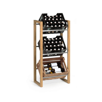 HOME CREATION drinks crate rack - EUROPEAN HOUSE HOLD