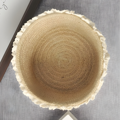 Handmade Woven Cotton Rope Basket