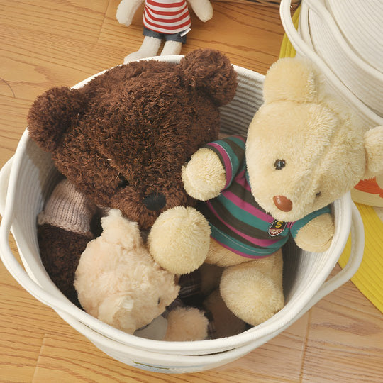 Geweven handgemaakte milieuvriendelijke opbergmand