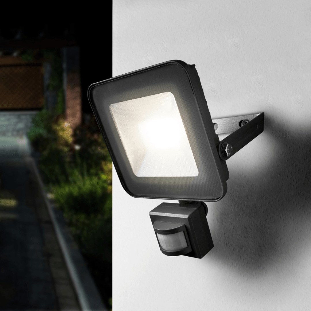 I-Glow Flood Light With Sensor 10W - EUROPEAN HOUSE HOLD