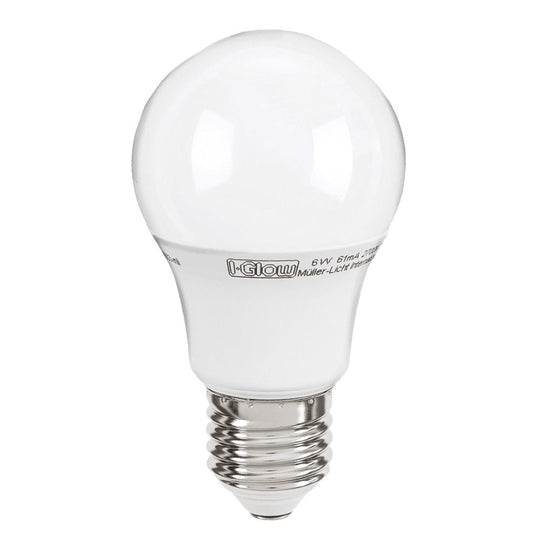 I-GLOW LED LIGHT BULBS E27 6W=40W SET OF 5 - EUROPEAN HOUSE HOLD