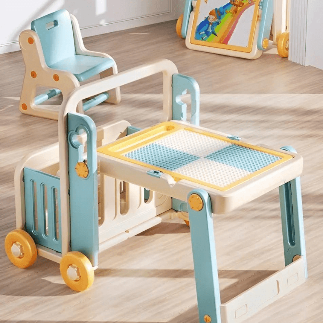 Kindergarten 6 In 1 Multifunctional Children's Building Table - EUROPEAN HOUSE HOLD